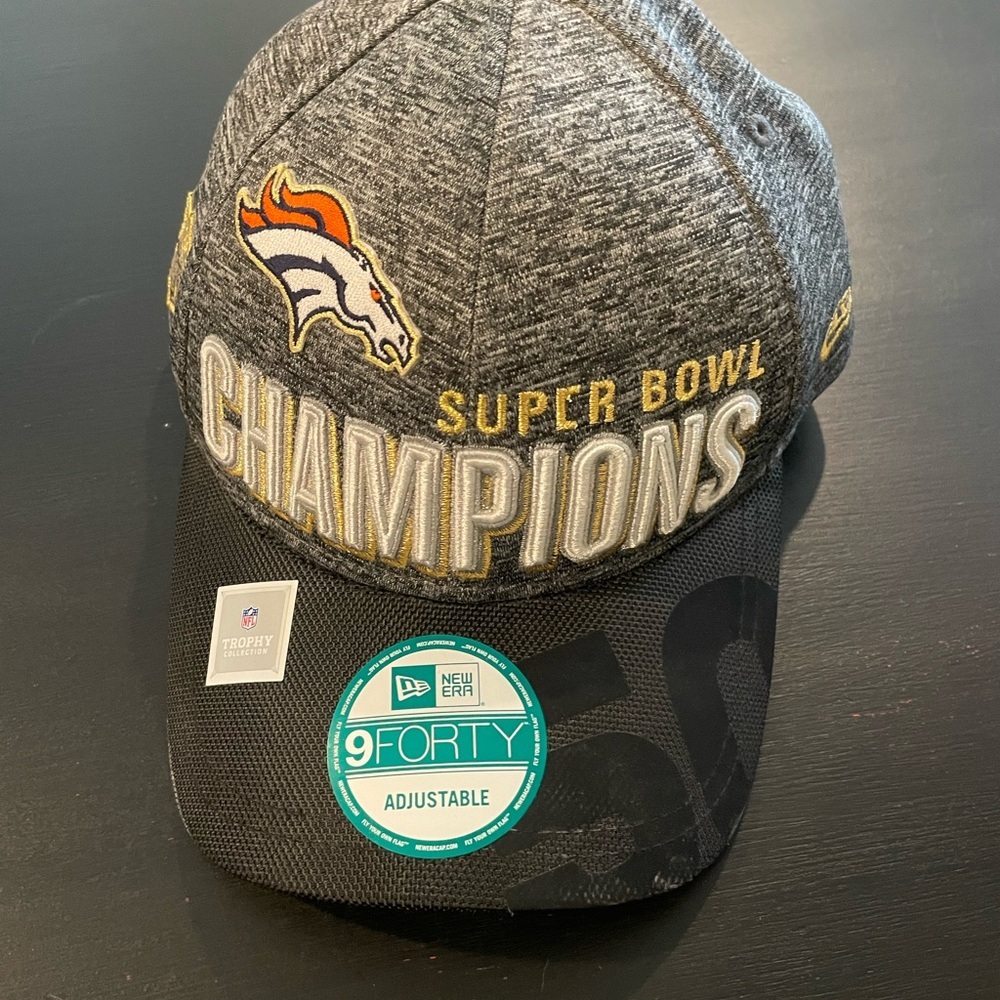 New Era Broncos NFL Gray Super Bowl Champions Cap
